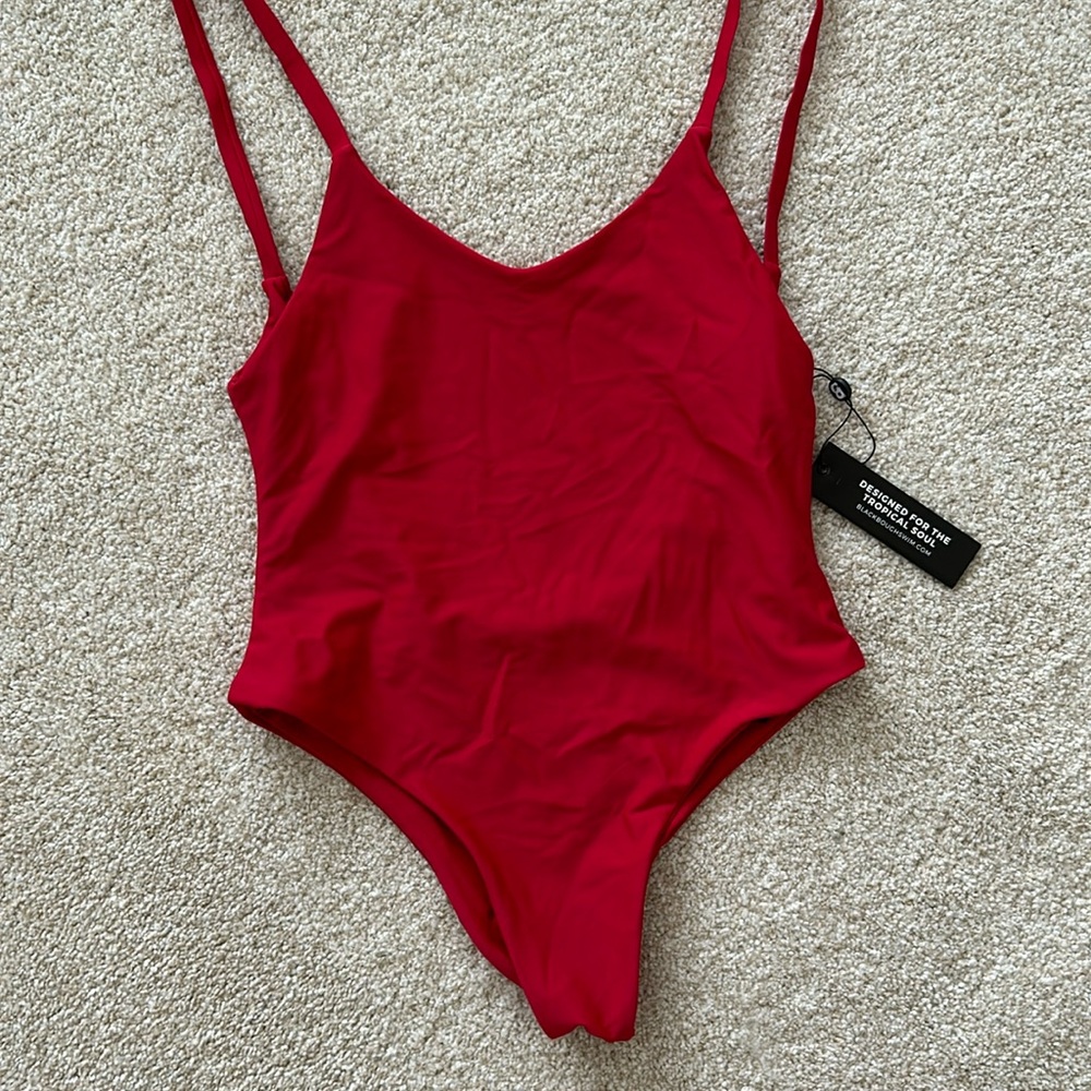 BlackBough Swim red one piece